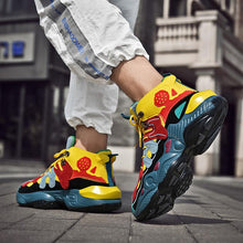 Load image into Gallery viewer, RENEGADE 'War Zone' X9X Sneakers - Yellow/Red/Green