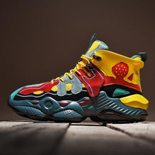 Load image into Gallery viewer, RENEGADE 'War Zone' X9X Sneakers - Yellow/Red/Green
