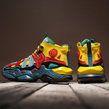 Load image into Gallery viewer, RENEGADE 'War Zone' X9X Sneakers - Yellow/Red/Green