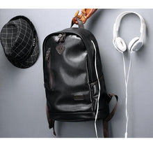 Load image into Gallery viewer, Luxury Leather Waterproof Backpack
