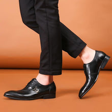 Load image into Gallery viewer, Italian Luxury Leather Brogue Shoes