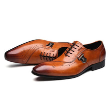 Load image into Gallery viewer, Italian Luxury Leather Brogue Shoes