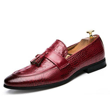 Load image into Gallery viewer, Luxury Italian Leather Tassel Loafers