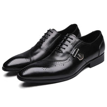 Load image into Gallery viewer, Italian Luxury Leather Brogue Shoes