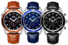 Load image into Gallery viewer, Luxury Automatic Bond Chrono Watch - Leather Strap