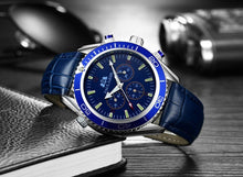 Load image into Gallery viewer, Luxury Automatic Bond Chrono Watch - Leather Strap