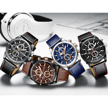 Load image into Gallery viewer, Luxury Leather Sports Watch