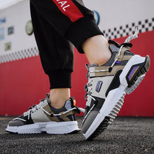 Load image into Gallery viewer, NINJA 'Electric Pulse' X6X Sneakers - Battleship Grey
