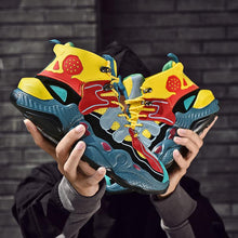 Load image into Gallery viewer, RENEGADE 'War Zone' X9X Sneakers - Yellow/Red/Green
