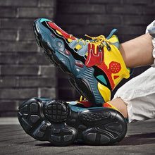 Load image into Gallery viewer, RENEGADE 'War Zone' X9X Sneakers - Yellow/Red/Green
