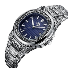 Load image into Gallery viewer, MLB 'Henry' Luxury Engraved Vintage Watch
