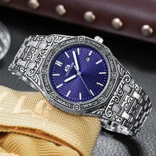 Load image into Gallery viewer, MLB 'Warren' Luxury Engraved Vintage Watch
