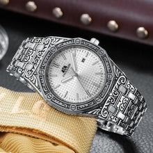 Load image into Gallery viewer, MLB 'Warren' Luxury Engraved Vintage Watch
