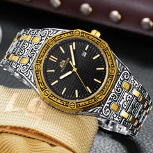 Load image into Gallery viewer, MLB 'Warren' Luxury Engraved Vintage Watch
