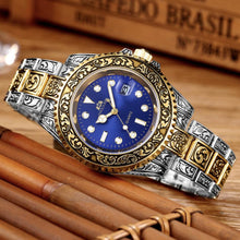 Load image into Gallery viewer, MLB 'Oscar' Luxury Engraved Vintage Watch
