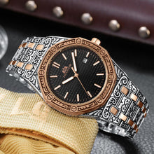 Load image into Gallery viewer, MLB 'Warren' Luxury Engraved Vintage Watch
