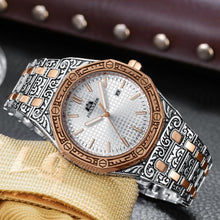 Load image into Gallery viewer, MLB 'Warren' Luxury Engraved Vintage Watch
