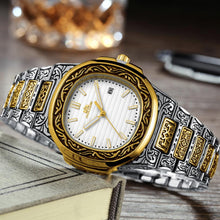 Load image into Gallery viewer, MLB 'Henry' Luxury Engraved Vintage Watch

