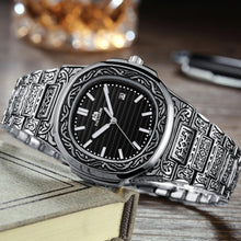 Load image into Gallery viewer, MLB 'Henry' Luxury Engraved Vintage Watch

