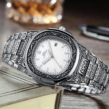 Load image into Gallery viewer, MLB 'Henry' Luxury Engraved Vintage Watch
