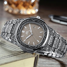 Load image into Gallery viewer, MLB 'Henry' Luxury Engraved Vintage Watch
