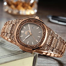 Load image into Gallery viewer, MLB 'Henry' Luxury Engraved Vintage Watch
