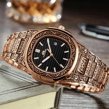 Load image into Gallery viewer, MLB 'Henry' Luxury Engraved Vintage Watch
