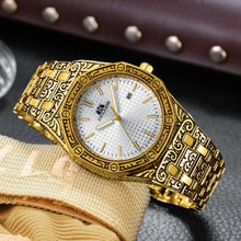 Load image into Gallery viewer, MLB 'Warren' Luxury Engraved Vintage Watch
