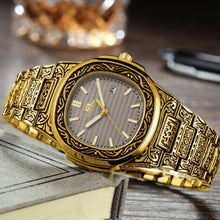 Load image into Gallery viewer, MLB 'Henry' Luxury Engraved Vintage Watch
