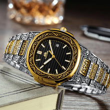 Load image into Gallery viewer, MLB 'Henry' Luxury Engraved Vintage Watch
