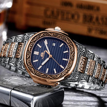 Load image into Gallery viewer, MLB 'Henry' Luxury Engraved Vintage Watch
