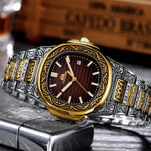 Load image into Gallery viewer, MLB 'Henry' Luxury Engraved Vintage Watch

