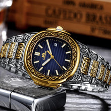 Load image into Gallery viewer, MLB 'Henry' Luxury Engraved Vintage Watch
