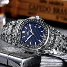Load image into Gallery viewer, MLB 'Henry' Luxury Engraved Vintage Watch

