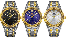 Load image into Gallery viewer, MLB 'Warren' Luxury Engraved Vintage Watch
