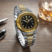 Load image into Gallery viewer, MLB 'Henry' Luxury Engraved Vintage Watch
