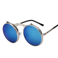 Load image into Gallery viewer, 1842 Vintage Flip Up Round Sunglasses
