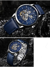 Load image into Gallery viewer, LIVENS Automatic Leather Watch
