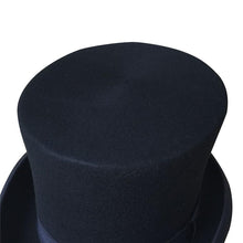 Load image into Gallery viewer, Traditional Black Top Hat
