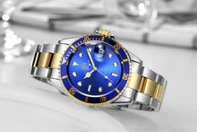 Load image into Gallery viewer, Luxury Silver/Gold/Dual Tone Automatic Stainless Steel Watch
