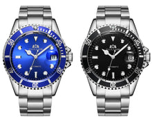 Load image into Gallery viewer, Luxury Silver/Gold/Dual Tone Automatic Stainless Steel Watch
