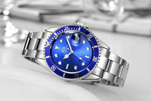 Load image into Gallery viewer, Luxury Silver/Gold/Dual Tone Automatic Stainless Steel Watch
