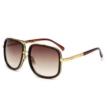 Load image into Gallery viewer, Square Pilot Mirrored Sunglasses
