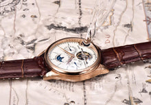 Load image into Gallery viewer, Luxury Tourbillon Automatic Leather Watch
