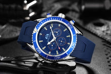 Load image into Gallery viewer, Luxury Automatic Bond Chrono Watch - Rubber Strap
